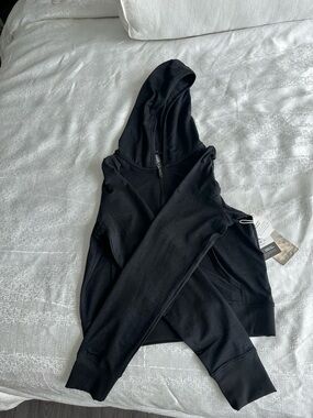 Vuori Black Zip Hoodie with Tag